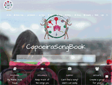 Tablet Screenshot of capoeirasongbook.com